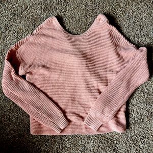 Hollister sweater, light peach color. Size medium, used like new.